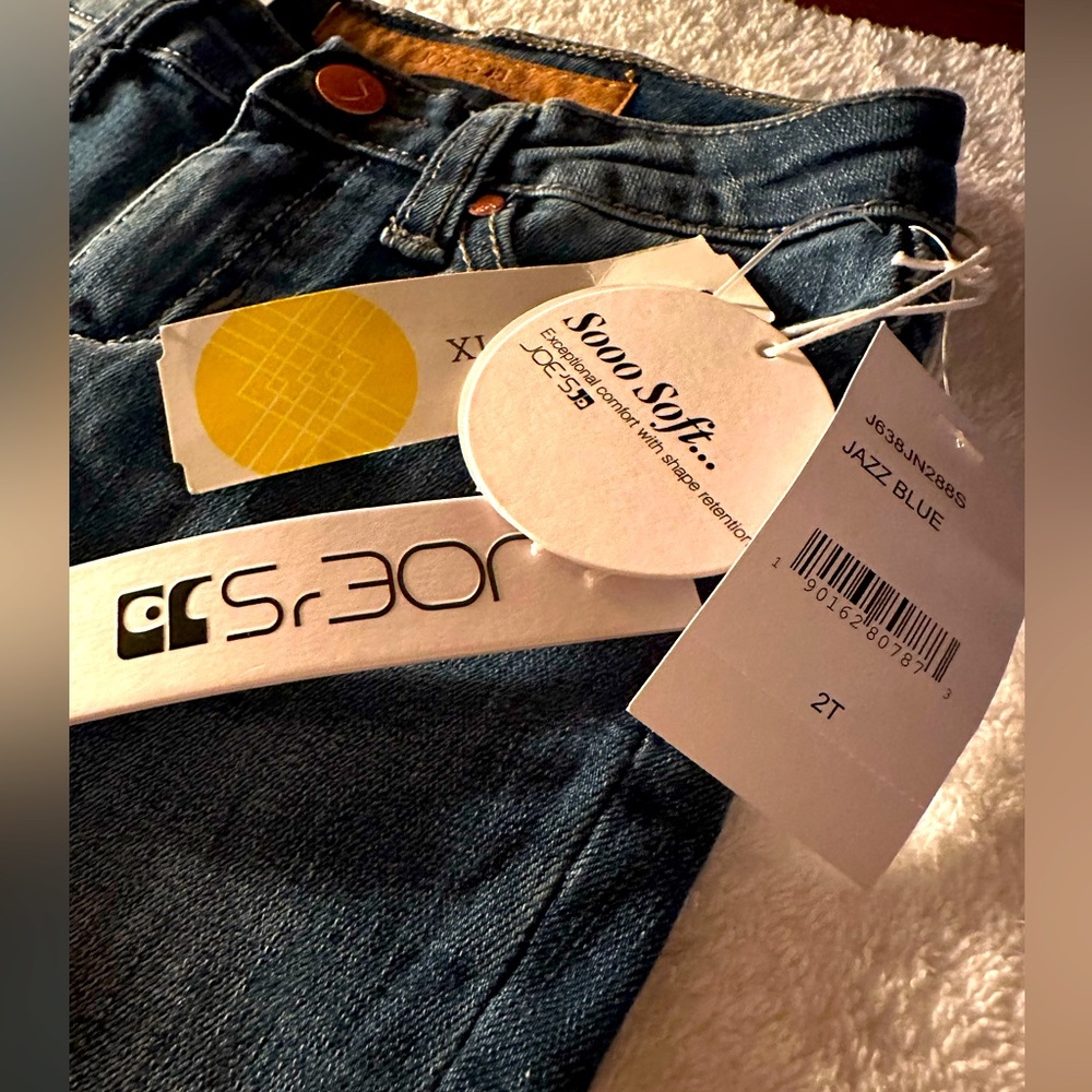 Joe’s Jeans Markie Distressed Cuffed Skinny Ankle Jeans,  NWT, Girls 2T